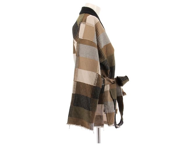 Autre Marque Cardigan aus Cashmere-Seiden-Mischung Braun - Ansicht 3