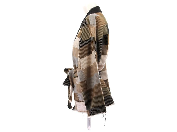 Autre Marque Cardigan aus Cashmere-Seiden-Mischung Braun - Ansicht 4
