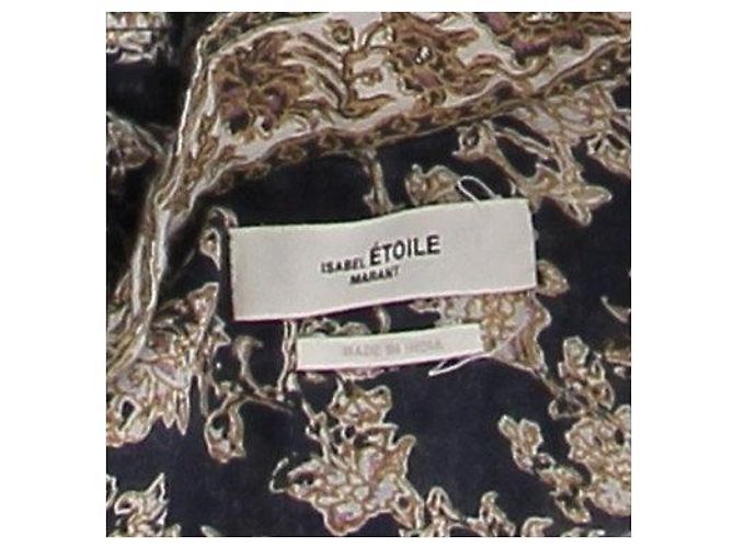 Isabel Marant Etoile Bluse mit Blumenmuster marineblau - Ansicht 5