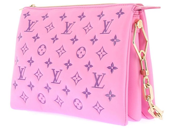 Louis Vuitton Borsa a mano rosa "Coussin GM" - vista 5