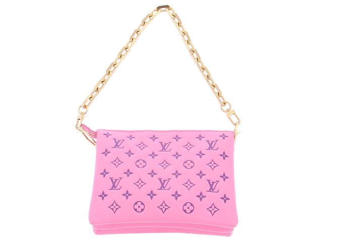 Louis Vuitton Borsa a mano rosa "Coussin GM" - vista 7