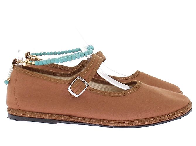 Autre Marque Bailarinas CAYUMAS de lona beige 37 - vista 2