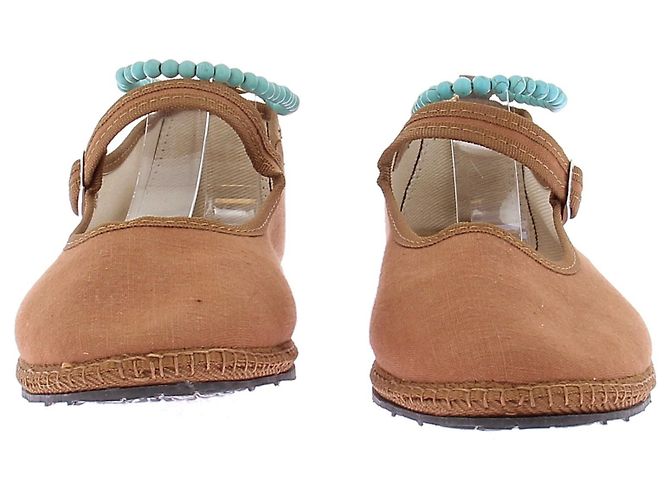Autre Marque Bailarinas CAYUMAS de lona beige 37 - vista 4