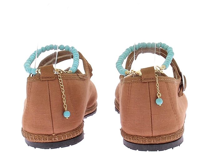 Autre Marque Bailarinas CAYUMAS de lona beige 37 - vista 5