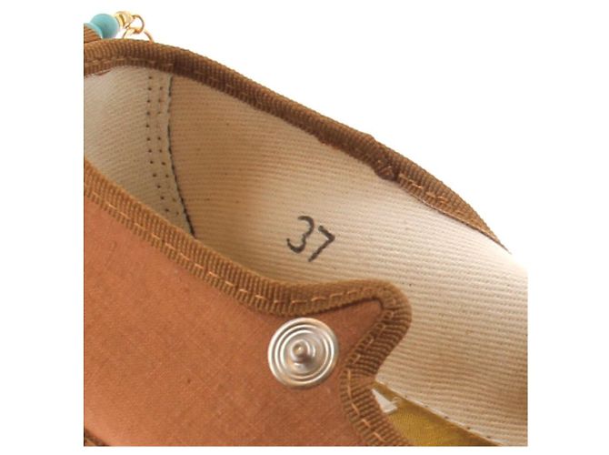 Autre Marque Bailarinas CAYUMAS de lona beige 37 - vista 7