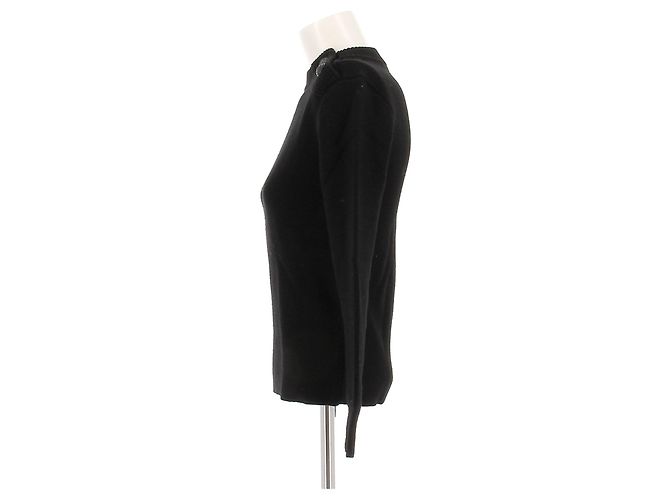 Paco Rabanne Wollpullover Schwarz XS - Ansicht 4
