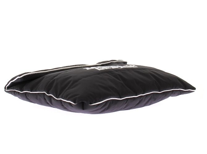 Autre Marque Pochette imbottita nera MONCLER logo in nylon Nero - vista 6