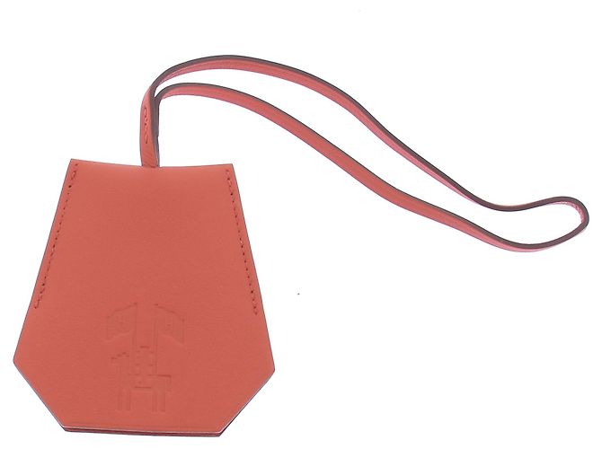 Ring Hermès Llave de cuero Castaño - vista 3
