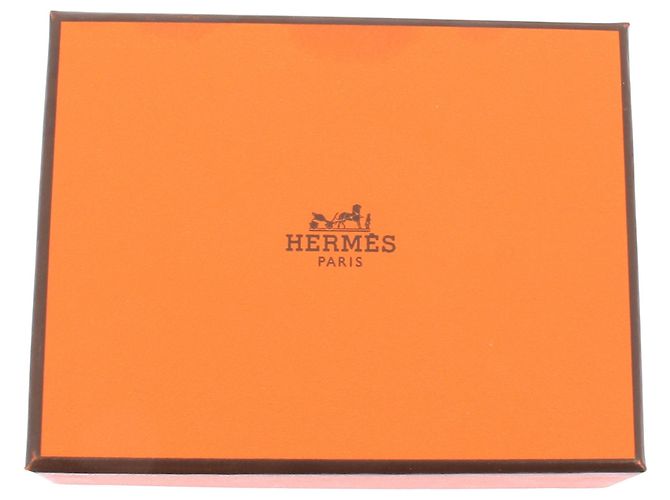 Ring Hermès Llave de cuero Castaño - vista 4