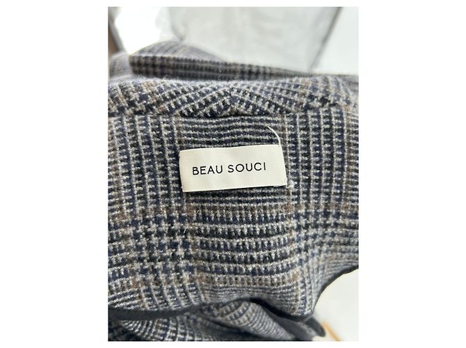 Beau Souci Kaschmirmantel Grau - Ansicht 5