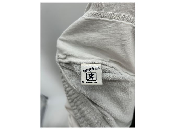 Autre Marque SPORTY & RICH Jogginghose Grau Baumwolle - Ansicht 3