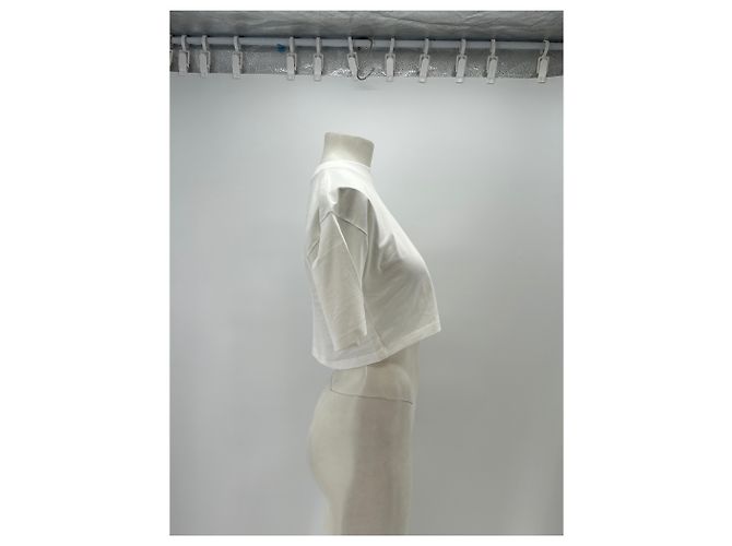 Autre Marque LOULOU STUDIO GUPO Crop Top weiß - Ansicht 3