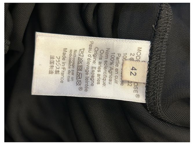 Abito maxi Céline nero e giallo in viscosa - vista 7