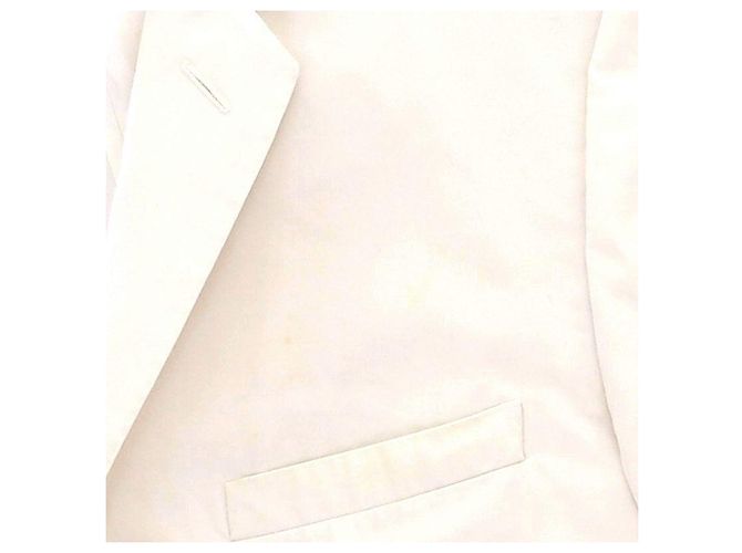 Blazer Dior bianco in cotone - vista 5