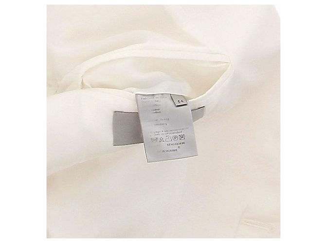 Blazer Dior bianco in cotone - vista 7