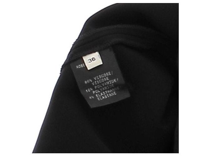 Abito corto nero con maniche lunghe Thierry Mugler - vista 6