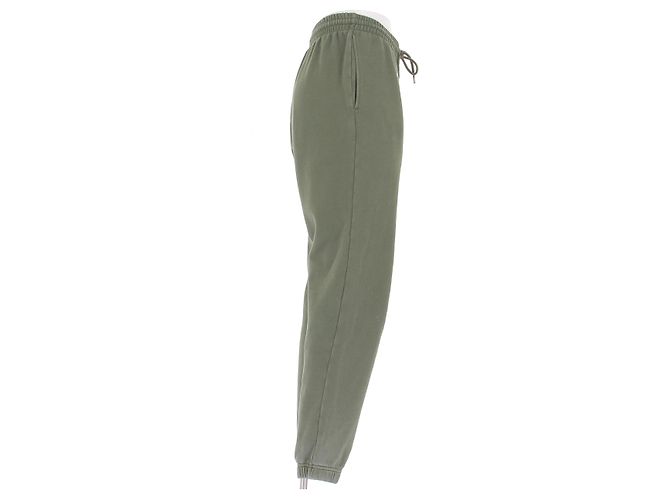 Pantalones de jogging Céline caqui de algodón con logo - vista 3
