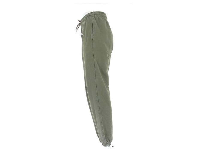 Pantalones de jogging Céline caqui de algodón con logo - vista 4