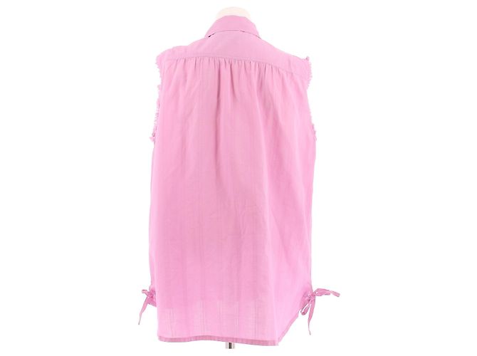 Camisa sin mangas rosa Loewe de algodón - vista 2