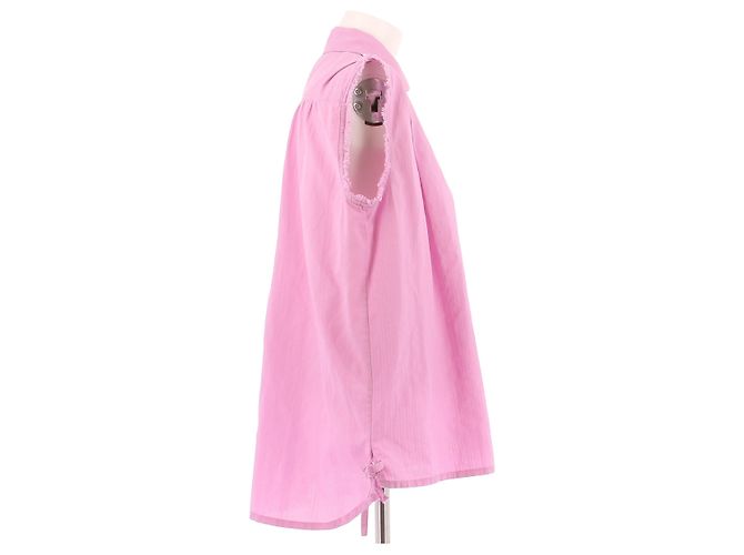 Camisa sin mangas rosa Loewe de algodón - vista 3
