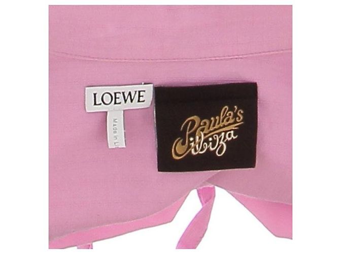 Camisa sin mangas rosa Loewe de algodón - vista 6