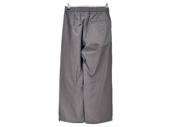 Autre Marque AMOMENTO Weite Hose Dunkelgrau - Ansicht 2