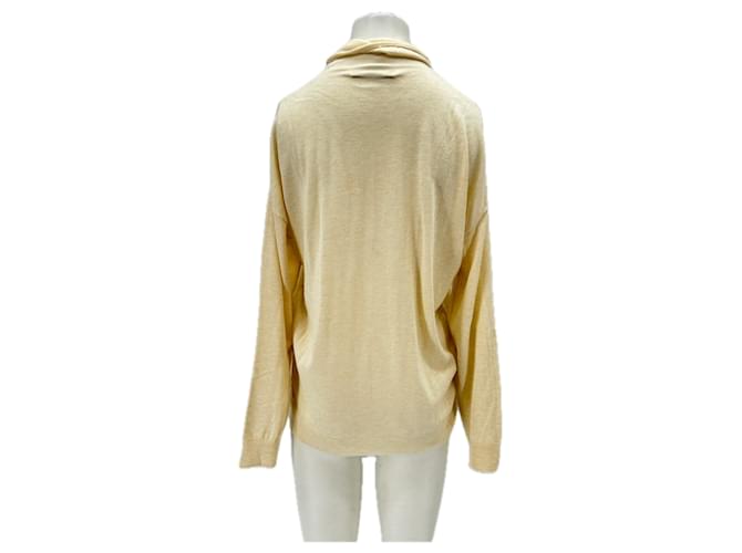 Suéter de cuello alto amarillo Mango - vista 2