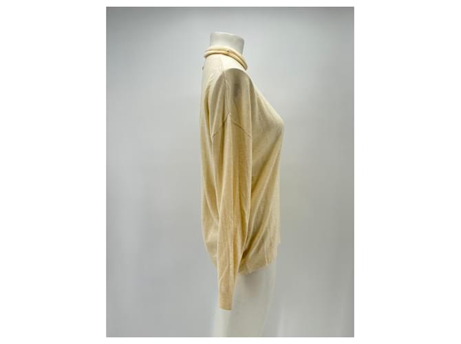 Suéter de cuello alto amarillo Mango - vista 3