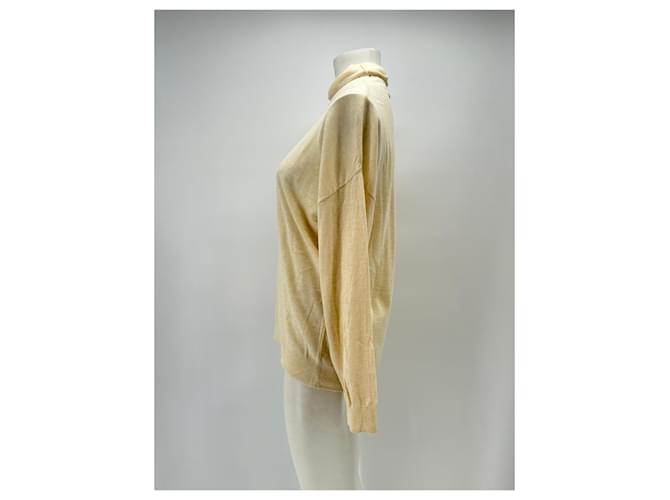 Suéter de cuello alto amarillo Mango - vista 4