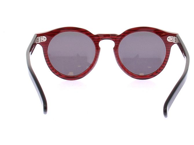 Autre Marque Gafas de sol a rayas Negro - vista 2