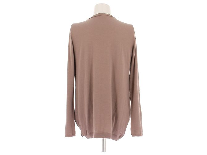 Brunello Cucinelli Brauner Cashmere- und Seidengilet - Ansicht 2