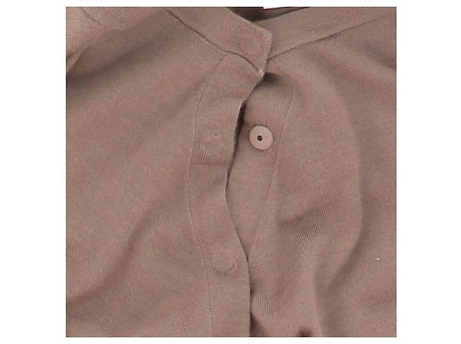 Brunello Cucinelli Brauner Cashmere- und Seidengilet - Ansicht 5