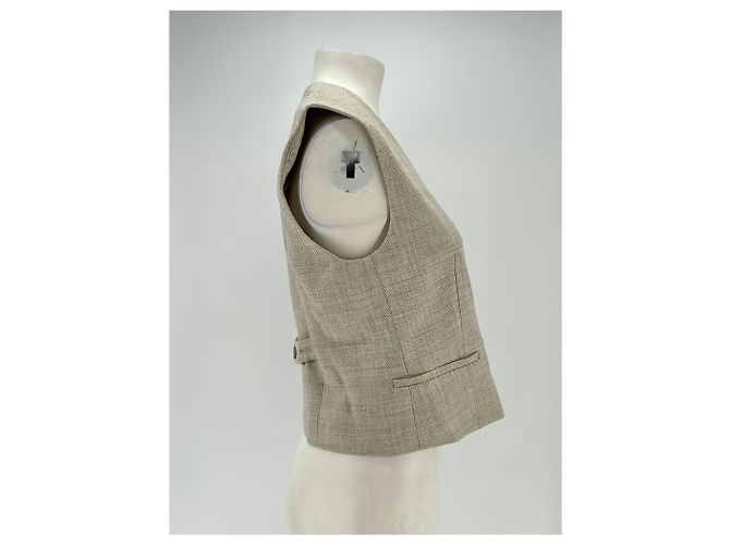 Blazer de lana beige Cos - vista 3