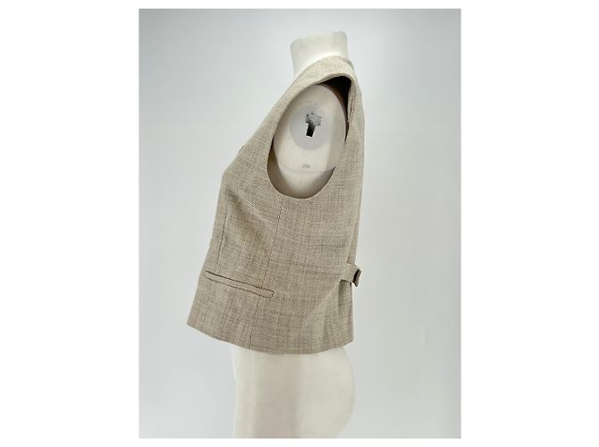 Blazer de lana beige Cos - vista 4