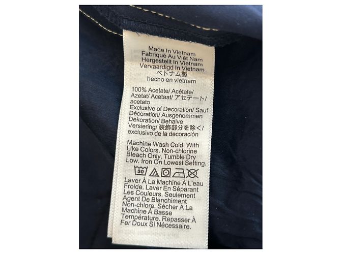 J.Crew Pantaloni satinate blu navy - vista 4