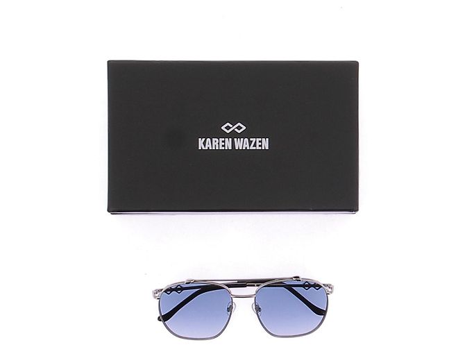 Autre Marque Gafas de sol plateadas Plata - vista 7