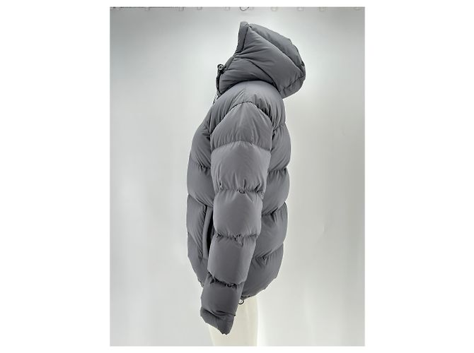 Autre Marque Chaqueta de plumas con capucha de nylon gris THE SUPER PUFF - vista 4