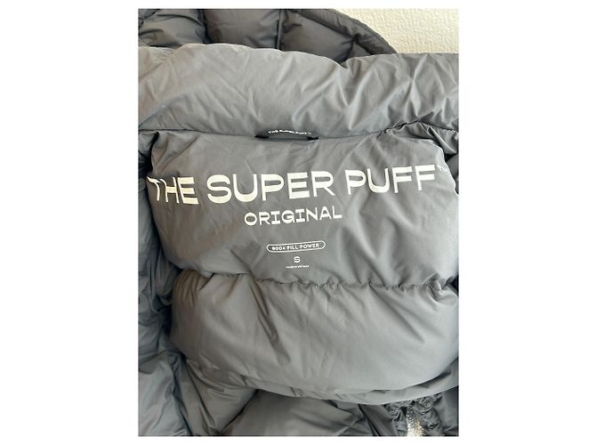 Autre Marque Chaqueta de plumas con capucha de nylon gris THE SUPER PUFF - vista 5