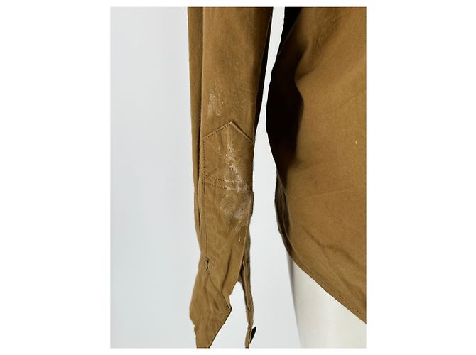 Autre Marque Camisa camel Castaño - vista 7