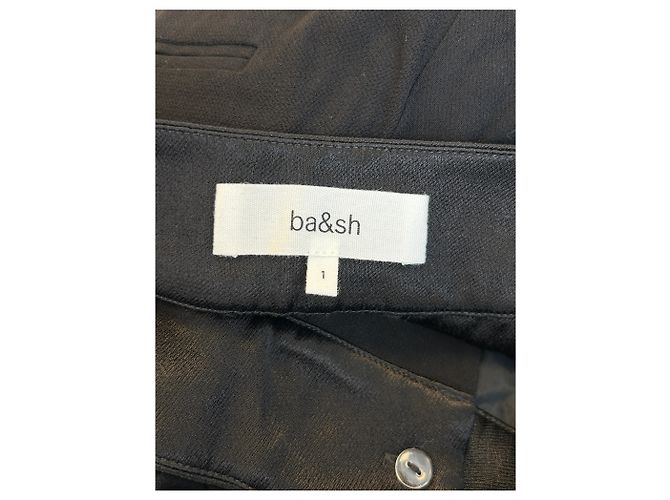 Ba&Sh Schwarze gerade Hose - Ansicht 3