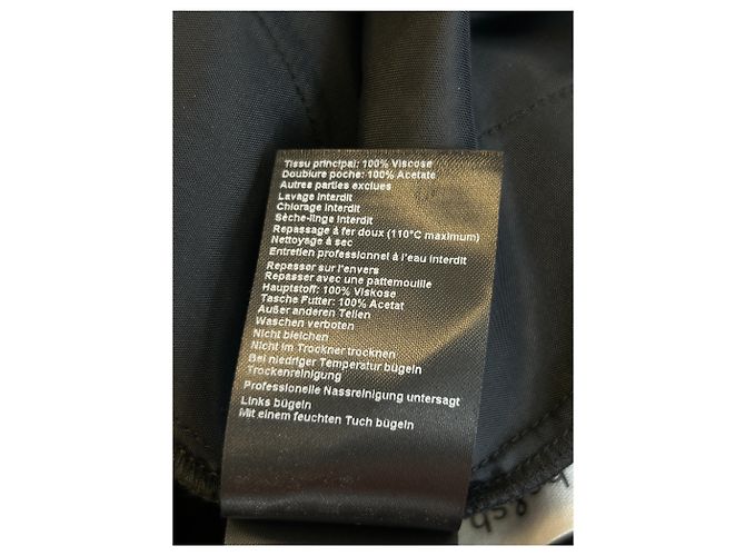 Ba&Sh Schwarze gerade Hose - Ansicht 4