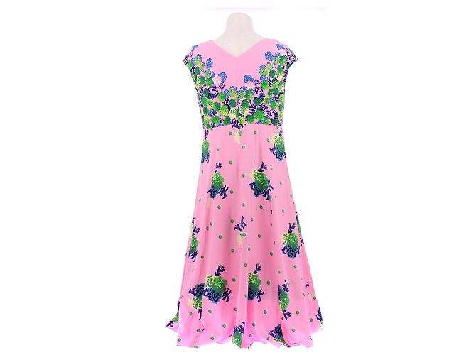 Abito midi stampato rosa Marc Jacobs - vista 2