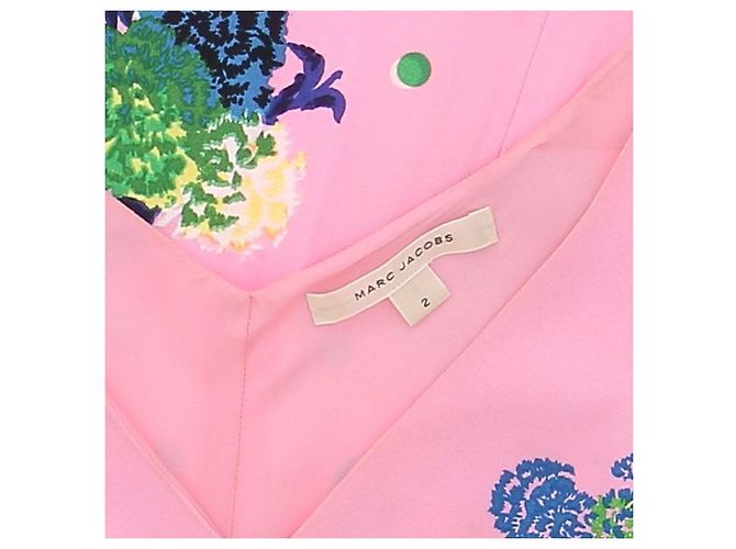 Abito midi stampato rosa Marc Jacobs - vista 6