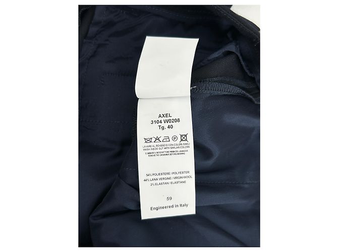 Autre Marque Calça marinha "Axel" Azul marinho - vista 4