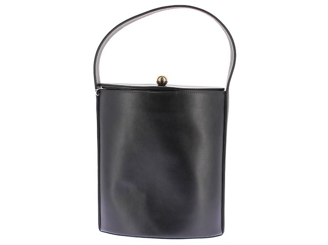 Autre Marque Borsa Secchiello in pelle "Cini" Nero - vista 2