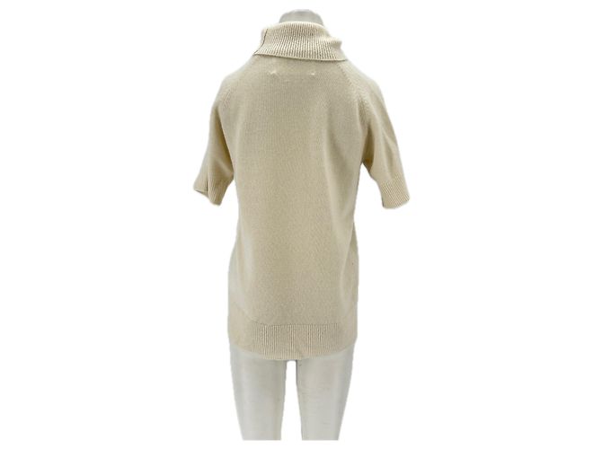 Autre Marque Suéter de cuello alto de lana Beige - vista 2