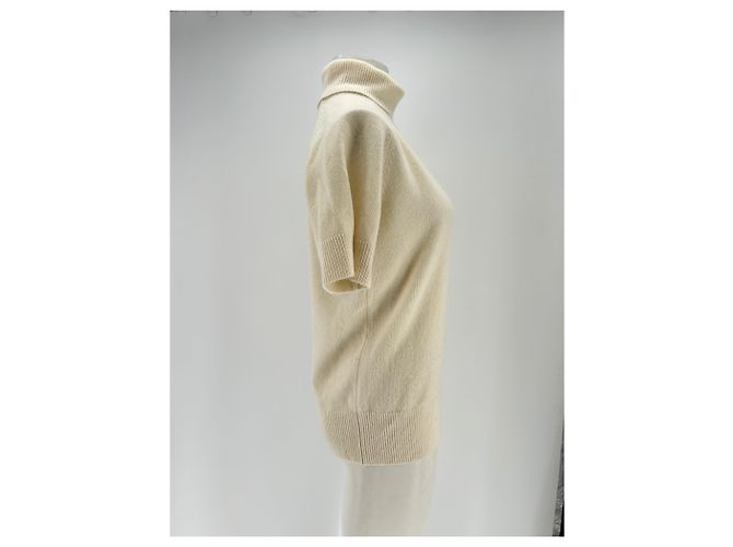 Autre Marque Suéter de cuello alto de lana Beige - vista 3