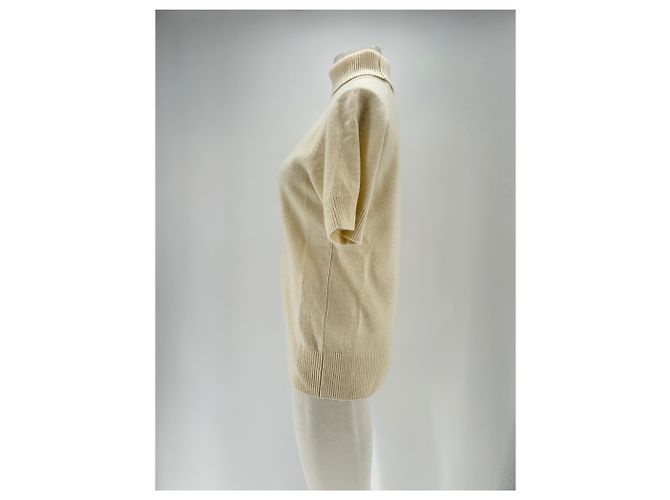 Autre Marque Suéter de cuello alto de lana Beige - vista 4