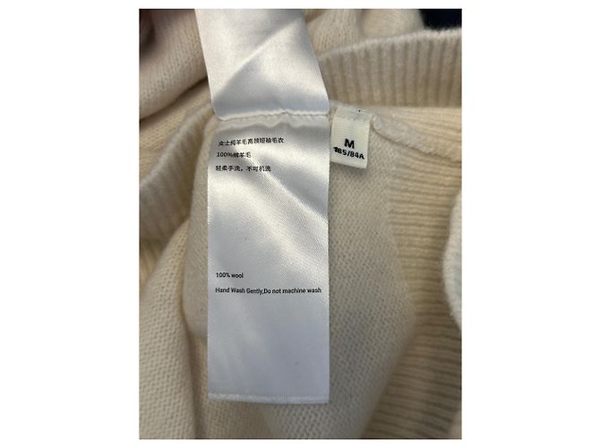 Autre Marque Suéter de cuello alto de lana Beige - vista 6