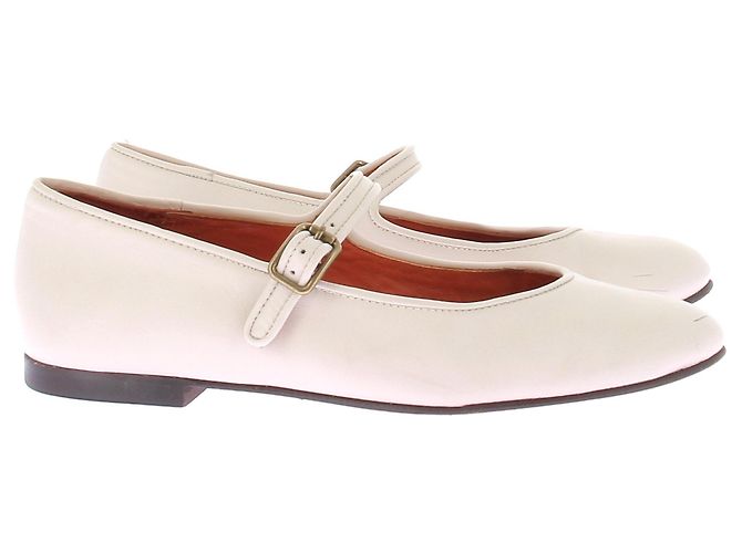 Autre Marque Bailarinas PENELOPE CHILVERS de cuero blanco 38 - vista 2